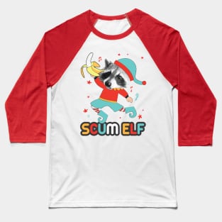 Scummy the Magic Trash Elf Baseball T-Shirt